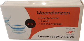 doosje zachte lenzen